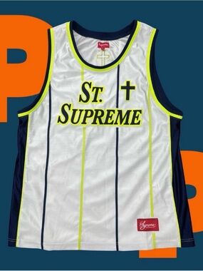 Supreme St. Supreme Basketball Jersey (X-Large)